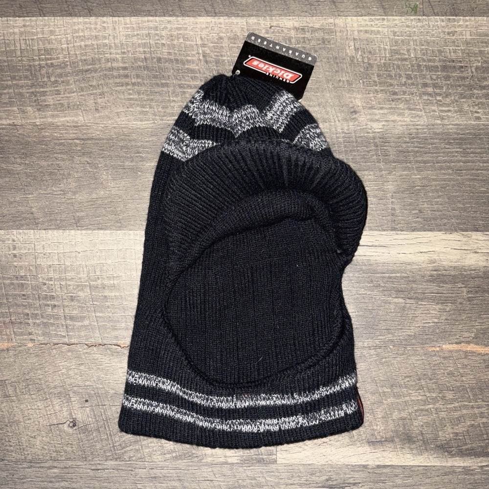 NWT Black Men's Dickies Balaclava With Brim/Visor Deadstock Discontinued